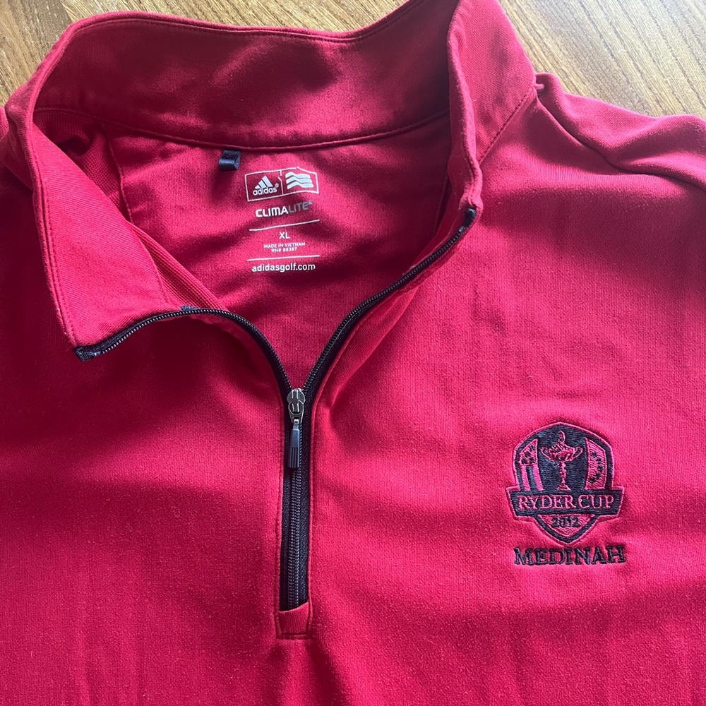 Adidas Quarter Zip - XL - 2012 Ryder Cup